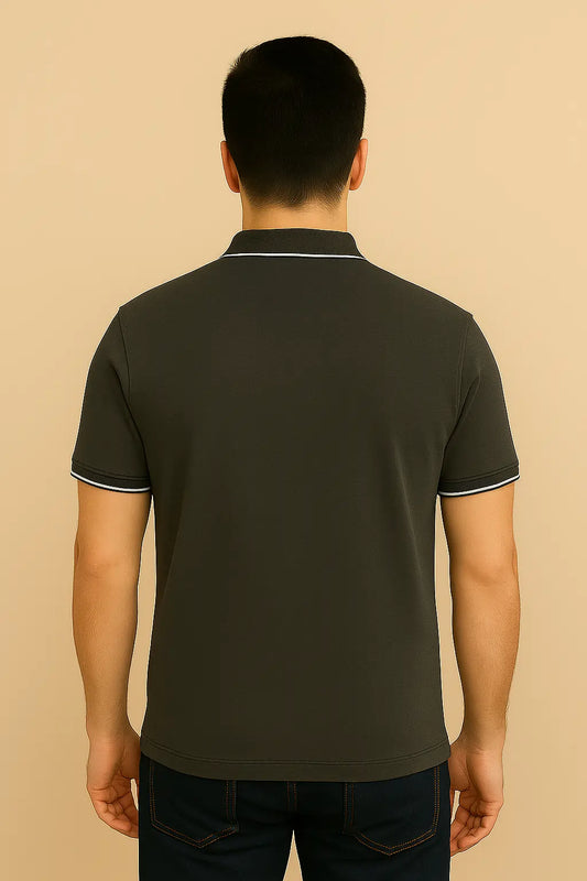 Classic Polo-Dark Gray