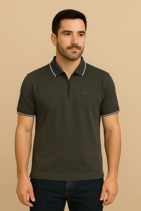 Classic Polo-Dark Gray