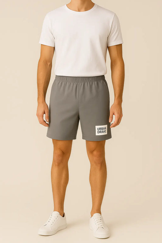 Urban Drake Men’s Grey Casual Shorts