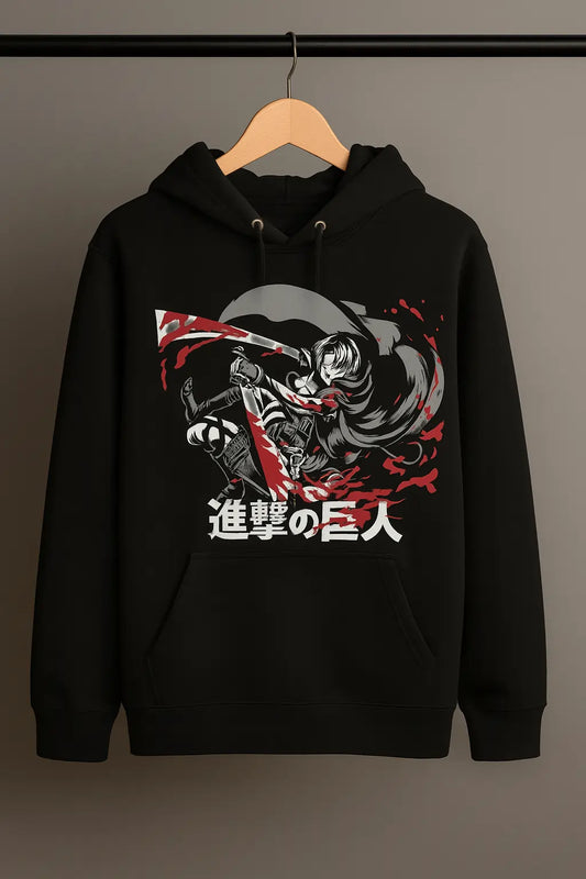 Levi Titan Slayer Black Hoodie